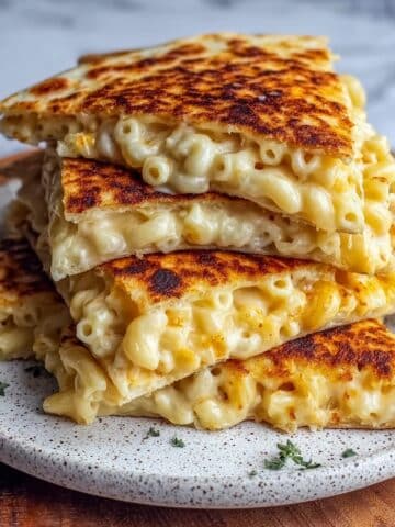 Savory Mac and Cheese Quesadillas Recipe