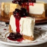 Vanilla Bean Cheesecake with White Chocolate Mousse Recipe