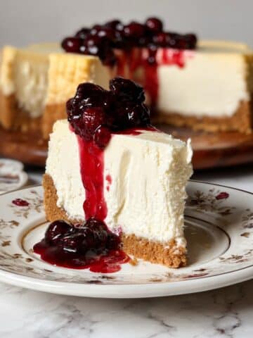 Vanilla Bean Cheesecake with White Chocolate Mousse Recipe