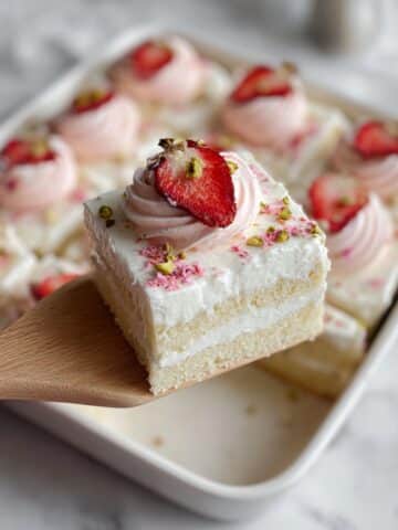 Easy No Bake Rus Malai Tres Leches Cake Recipe