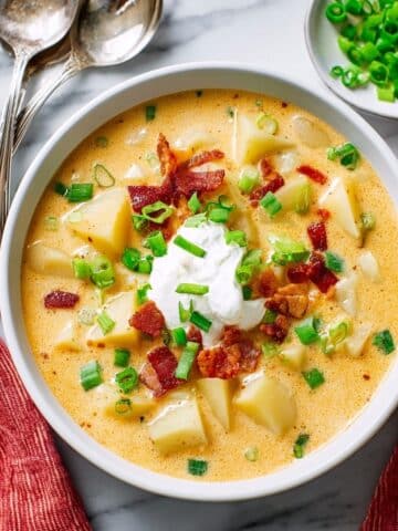 Cheesy Potato Soup Recipe