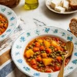 Greek Peas With Potatoes and Carrots (Arakas) Recipe