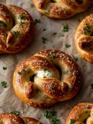 Spinach Artichoke Stuffed Pretzels Recipe
