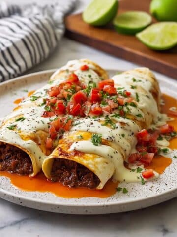 Jalapeño Popper Cheesy Chicken Enchiladas Recipe
