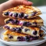 Keto Blueberry Breakfast Quesadilla Recipe