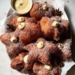 Gingerbread Donuts with Eggnog Cheesecake Filling Recipe