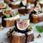 Balsamico Oven Fig Crostinis Recipe