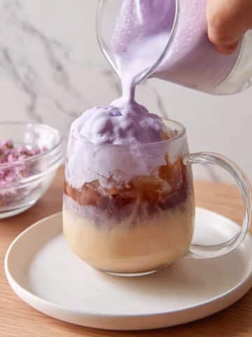Ube Latte with Ube Cold Foam Recipe