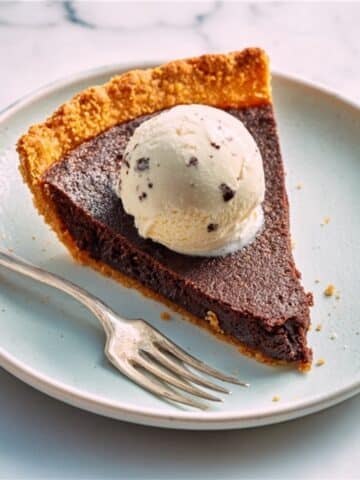 Gooey Brownie Pie with Hot Fudge Recipe