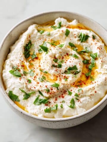 Keto Roasted Cauliflower Hummus with Lemon and Tahini Recipe