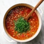 Keto Stuffed Pepper Soup Recipe
