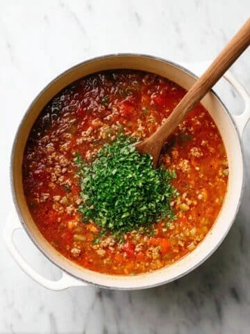 Keto Stuffed Pepper Soup Recipe