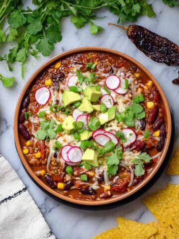 Vegetarian Taco Soup Recipe