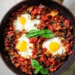 Spicy Eggplant Shakshuka Recipe