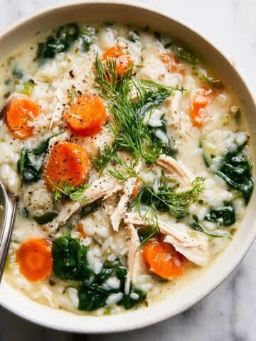 Lemon-Dill Chicken and Rice Soup Recipe