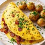 Classic Fluffy Cheese Omelette Recipe