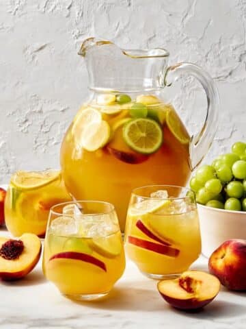 White Sangria with Summer Stone Fruit Recipe