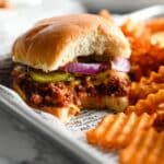 Spicy Hawaiian Ground Turkey Sloppy Joes with Pineapple and Pepper Jack Recipe
