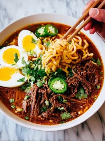 Instant Pot Birria Ramen Recipe