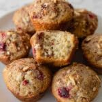 White Chocolate Raspberry Bran Muffins Recipe