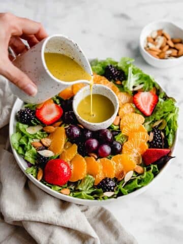 Citrus Salad with Beets, Avocado, Pine Nuts, and Lemon Vinaigrette Recipe