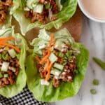 Hot Honey Chicken Lettuce Wraps Recipe