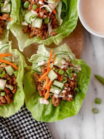 Hot Honey Chicken Lettuce Wraps Recipe