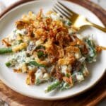 Homemade Green Bean Casserole with Crispy Fried Shallots Recipe