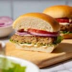 Best Ever Chicken Burger with Mediterranean-Spiced Chicken Patties Recipe