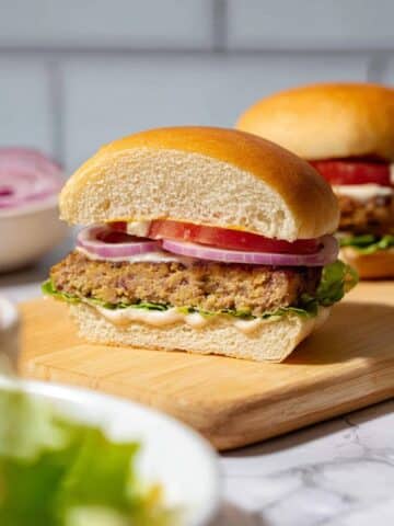 Best Ever Chicken Burger with Mediterranean-Spiced Chicken Patties Recipe