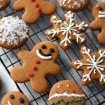 Chewy Gingerbread Cookies with Royal Icing Recipe