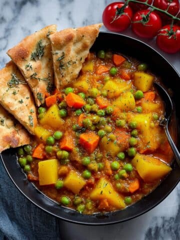 Greek Peas and Potatoes Stew (Arakas Latheros) Recipe